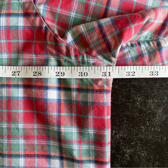 Cremieux Classics Men’s Red/white/blue/green Plaid L/S Button Up Size 3XB - Picture 10 of 11